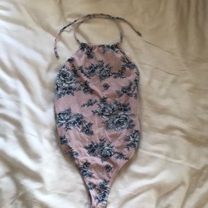 Adorable Floral Lilac Bodysuit
